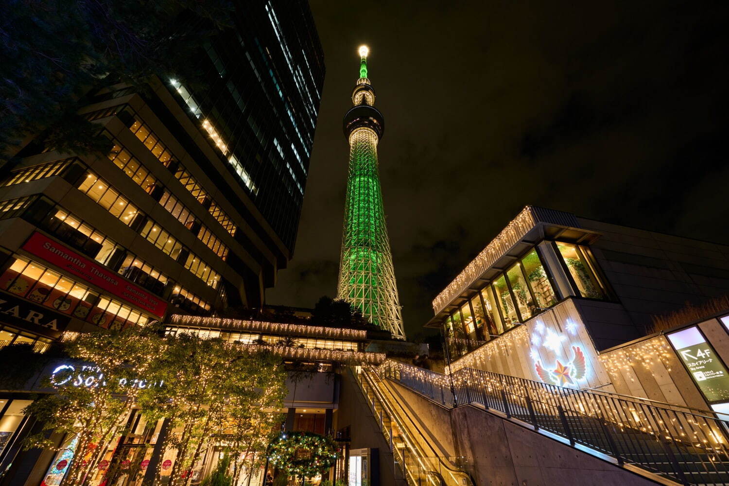 งานประดับไฟที่ Tokyo Skytree Town - การประดับไฟที่ใช้ไฟกว่า 460,000 ดวงและชมการฉายภาพสุดงดงาม