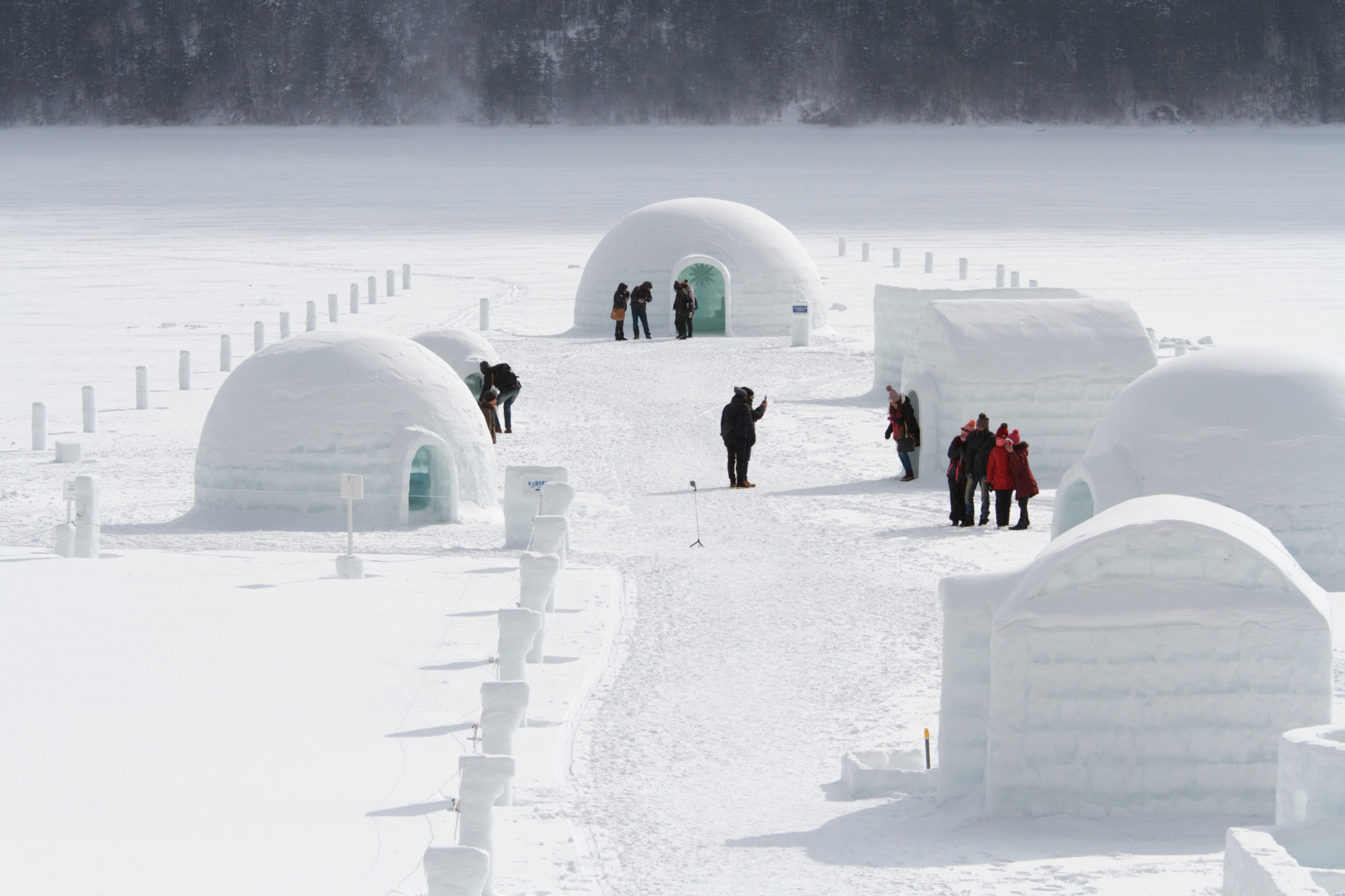 เที่ยวหมู่บ้านเอสกิโม Lake Shikaribetsu Igloo ในฮอกไกโด